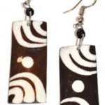 Bone earrings