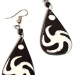 Bone earrings