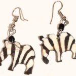 Bone earrings