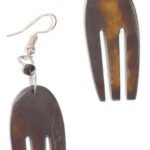 Bone earrings
