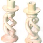 Set of Twisted Candle Holders