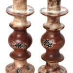 Ball Shapped Center Set of Candle Holders