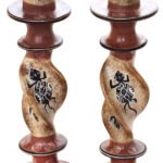 Set of Twisted Candle Holder