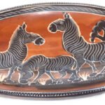Zebra Oval Plate